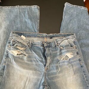 AE, Size 14 womans, (Low Rise Baggy Flare) Jeans